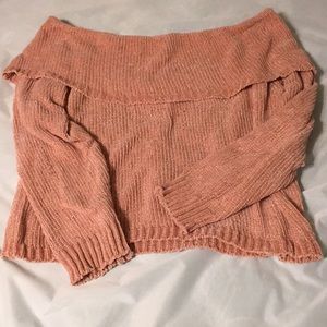 Off the shoulder sweater